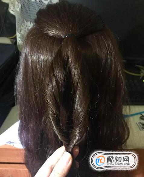 扎美丽的古装头发优质